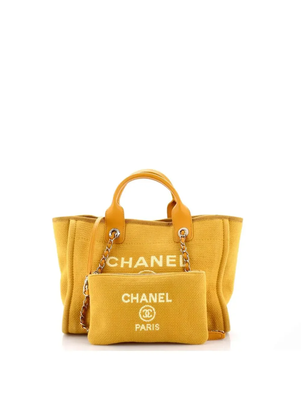 Chanel Deauville Nm Tote Mixed Fibers #205187C36B